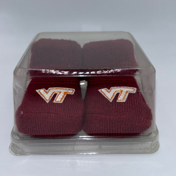 Virginia Tech Baby Booties - Picture 1 of 6